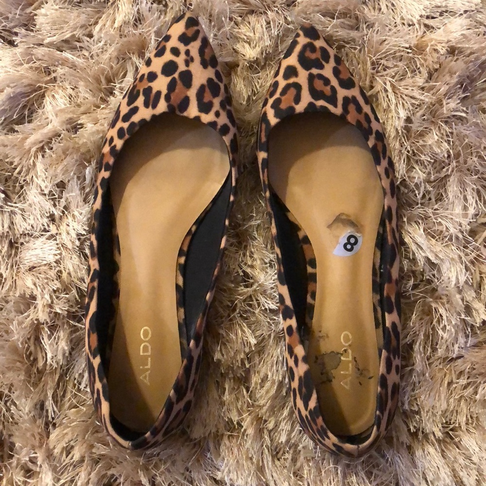 ALDO leopard print flats